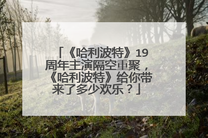 《哈利波特》19周年主演隔空重聚，《哈利波特》给你带来了多少欢乐？