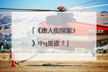《唐人街探案3》中q是谁？