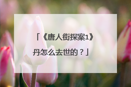 《唐人街探案1》丹怎么去世的？