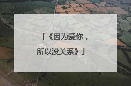 《因为爱你,所以没关系》