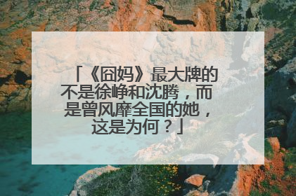 《囧妈》最大牌的不是徐峥和沈腾,而是曾风靡全国的她,这是为何?