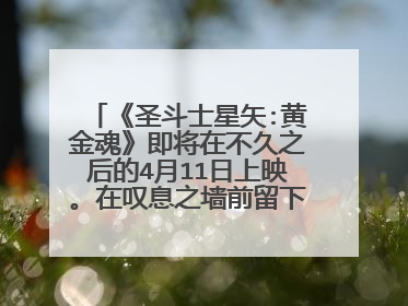 《圣斗士星矢:黄金魂》即将在不久之后的4月11日上映。在叹息之墙前留下壮烈的一幕的十二黄金圣斗士又