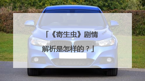 《寄生虫》剧情解析是怎样的?