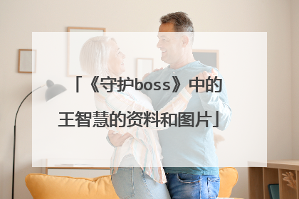 《守护boss》中的王智慧的资料和图片