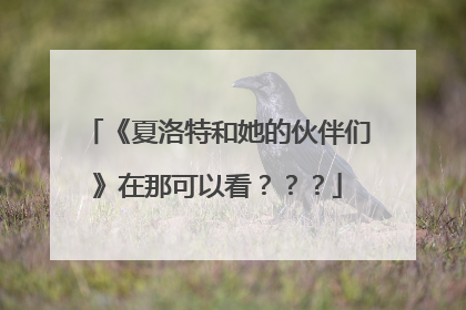 《夏洛特和她的伙伴们》在那可以看？？？