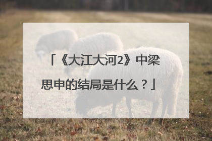 《大江大河2》中梁思申的结局是什么?