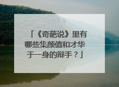 《奇葩说》里有哪些集颜值和才华于一身的辩手？