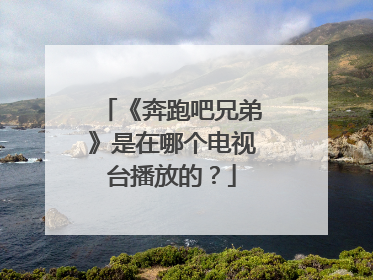 《奔跑吧兄弟》是在哪个电视台播放的？