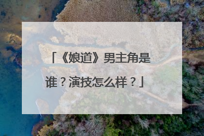 《娘道》男主角是谁？演技怎么样？