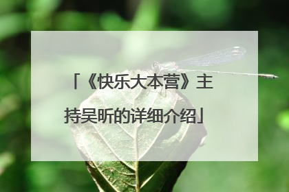 《快乐大本营》主持吴昕的详细介绍