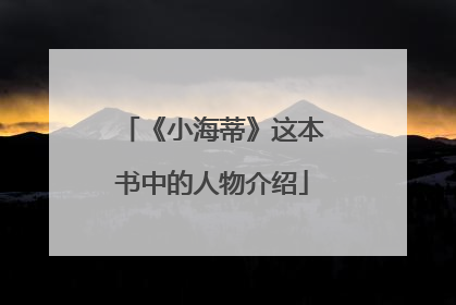 《小海蒂》这本书中的人物介绍