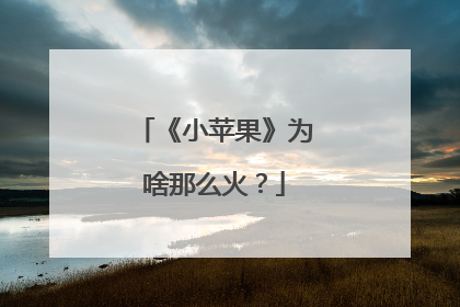 《小苹果》为啥那么火?