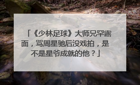 《少林足球》大师兄罕露面,骂周星驰后没戏拍,是不是星爷成就的他?