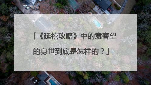《延禧攻略》中的袁春望的身世到底是怎样的？