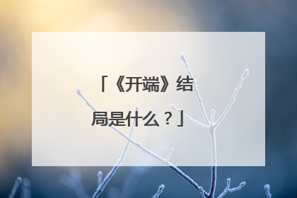 《开端》结局是什么？