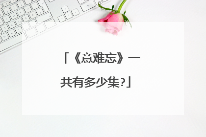 《意难忘》一共有多少集?