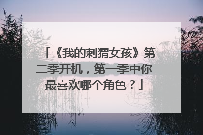 《我的刺猬女孩》第二季开机,第一季中你最喜欢哪个角色?