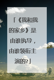 《我和我的家乡》是由谁执导，由谁领衔主演的?