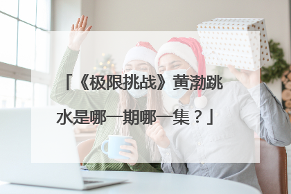 《极限挑战》黄渤跳水是哪一期哪一集?