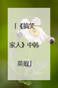 《搞笑一家人》中韩英珉