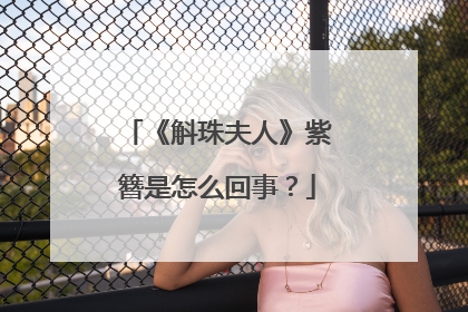 《斛珠夫人》紫簪是怎么回事？