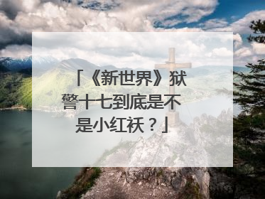 《新世界》狱警十七到底是不是小红袄？
