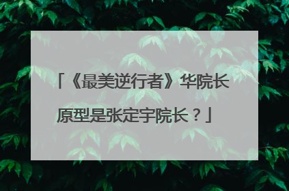 《最美逆行者》华院长原型是张定宇院长?