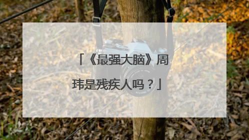 《最强大脑》周玮是残疾人吗？