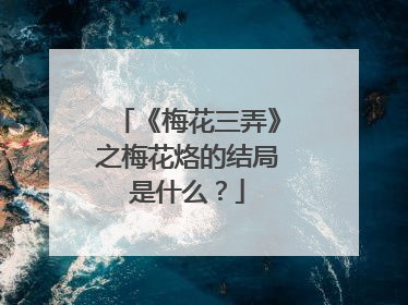 《梅花三弄》之梅花烙的结局是什么？