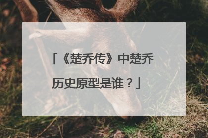 《楚乔传》中楚乔历史原型是谁？