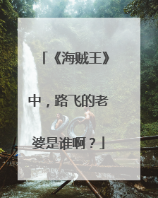 《海贼王》中，路飞的老婆是谁啊？