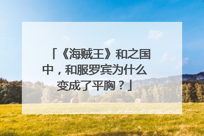 《海贼王》和之国中,和服罗宾为什么变成了平胸?