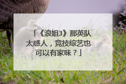 《浪姐3》那英队太感人，竞技综艺也可以有家味？