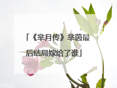 《芈月传》芈茵最后结局嫁给了谁