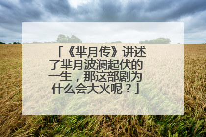 《芈月传》讲述了芈月波澜起伏的一生,那这部剧为什么会大火呢?