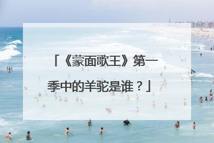 《蒙面歌王》第一季中的羊驼是谁?