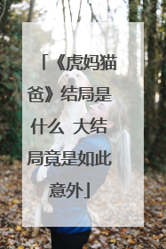 《虎妈猫爸》结局是什么 大结局竟是如此意外