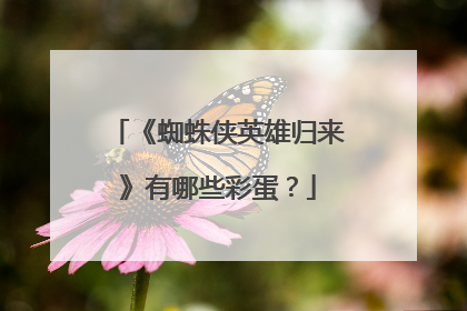 《蜘蛛侠英雄归来》有哪些彩蛋？