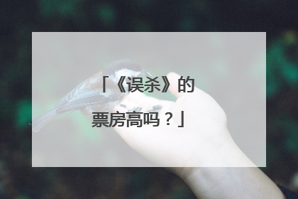 《误杀》的票房高吗?