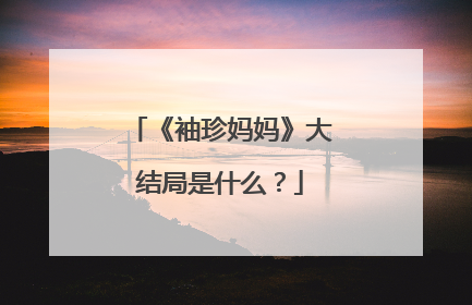 《袖珍妈妈》大结局是什么？