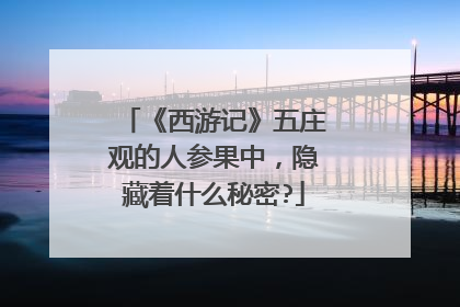 《西游记》五庄观的人参果中，隐藏着什么秘密?