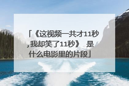 《这视频一共才11秒,我却笑了11秒》 是什么电影里的片段