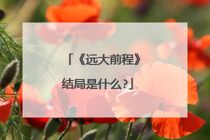 《远大前程》结局是什么?