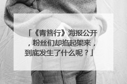 《青簪行》海报公开,粉丝们却掐起架来,到底发生了什么呢?