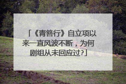 《青簪行》自立项以来一直风波不断,为何剧组从未回应过?