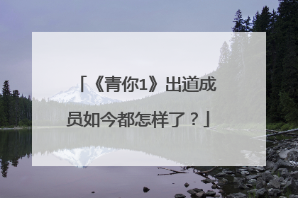 《青你1》出道成员如今都怎样了?
