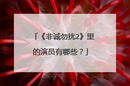 《非诚勿扰2》里的演员有哪些？