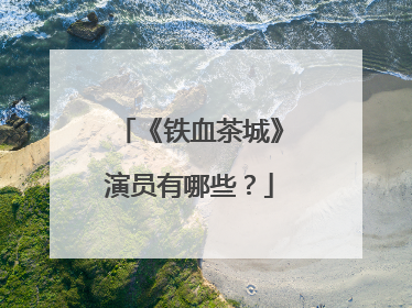 《铁血茶城》演员有哪些？