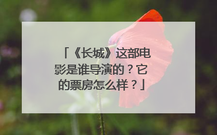 《长城》这部电影是谁导演的?它的票房怎么样?