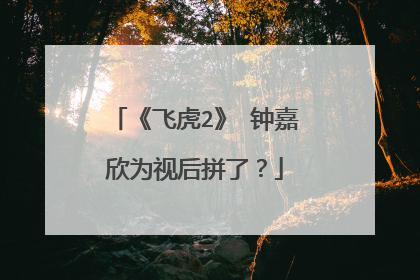 《飞虎2》 钟嘉欣为视后拼了?